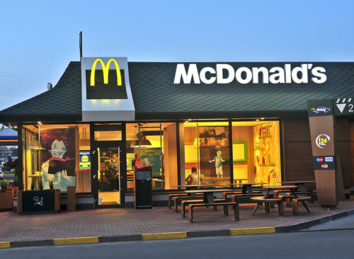 McDonalds Burgers & Wrap Menu Prices