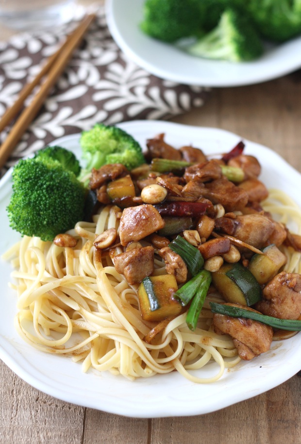 Kung Pao Chicken with Noodles